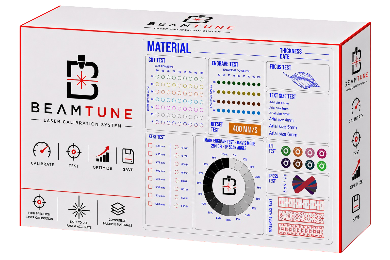 BEAMTUNE Laser Calibration System box