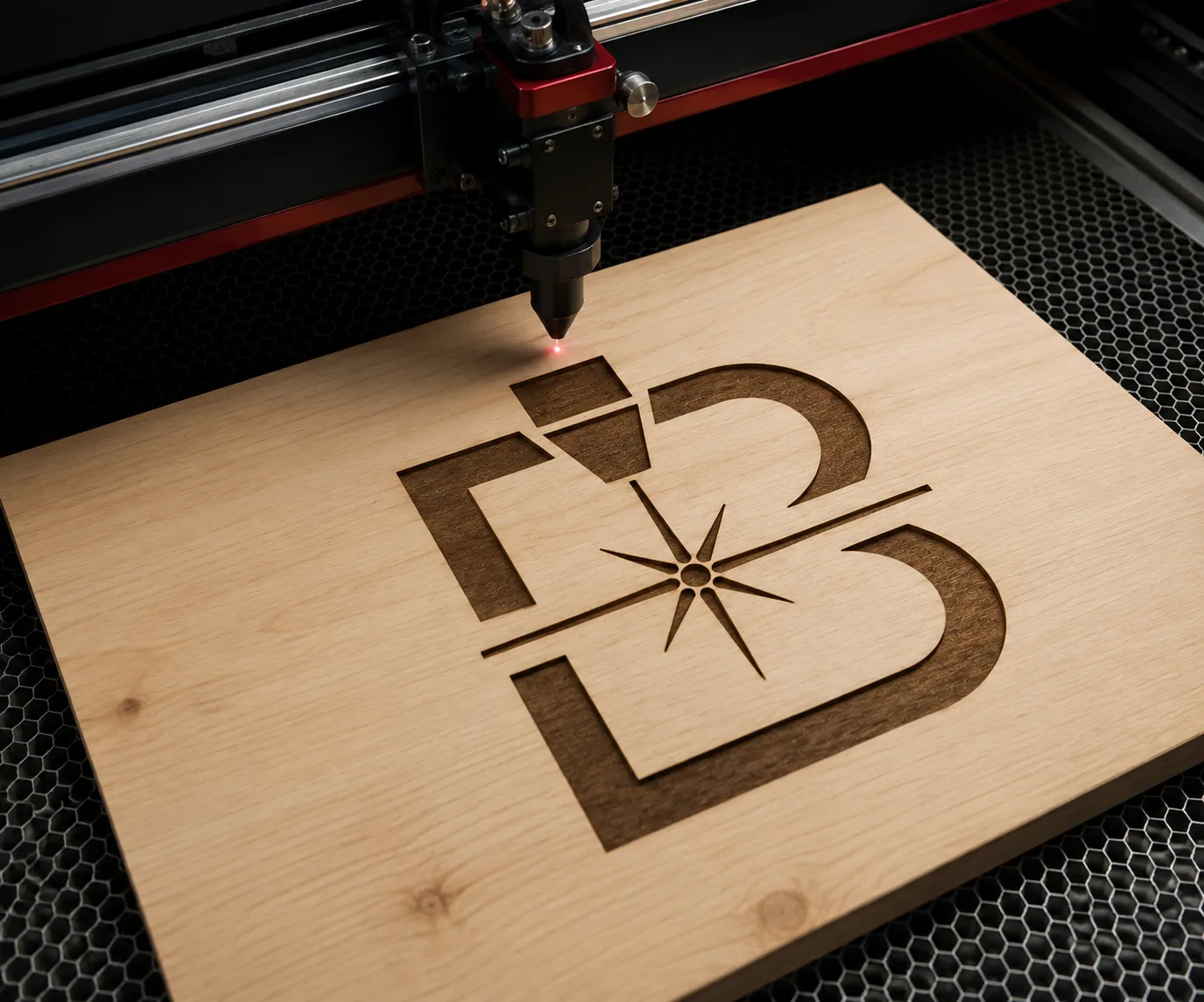 Clean, precise laser engraving achieved with BEAMTUNE calibration settings