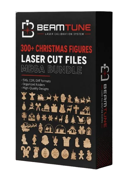 300+ christmas figures laser cut files bundle